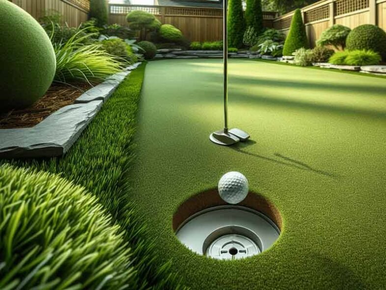 backyard putting green