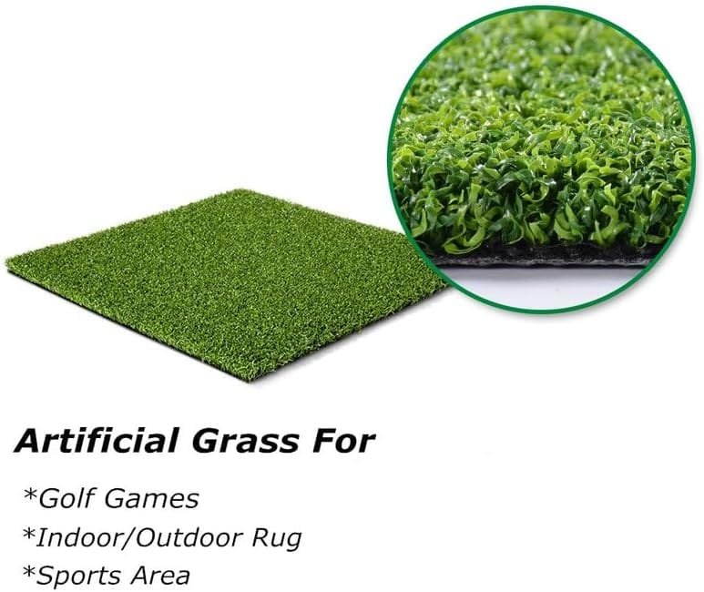 Golf Putting Green Turf (0.47 Custom Size) Multi-use Artificial Grass Carpet Indoor/Outdoor Rug, Golf Hitting Practice Mat in Home,Backyard