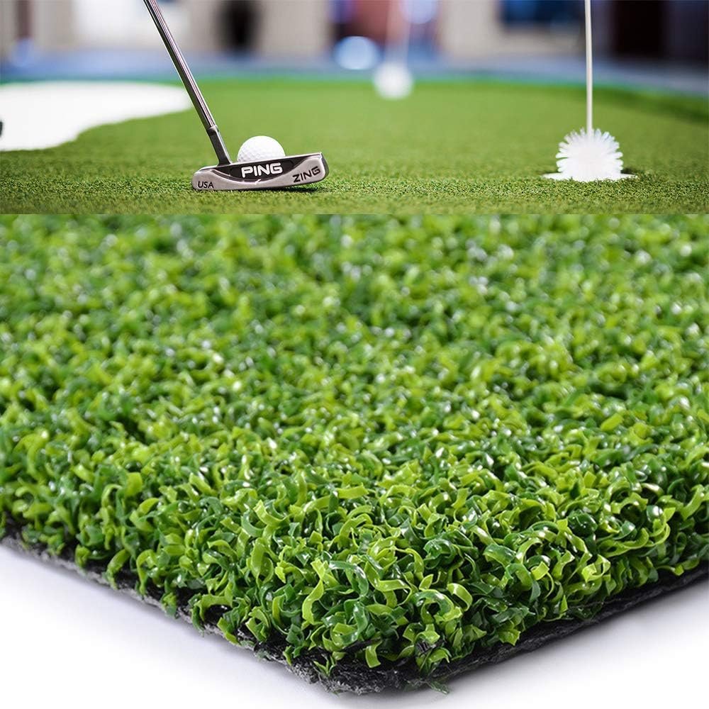 Golf Putting Green Turf (0.47 Custom Size) Multi-use Artificial Grass Carpet Indoor/Outdoor Rug, Golf Hitting Practice Mat in Home,Backyard