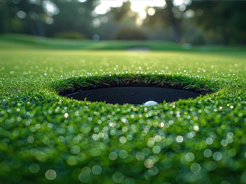 outdoor putting green