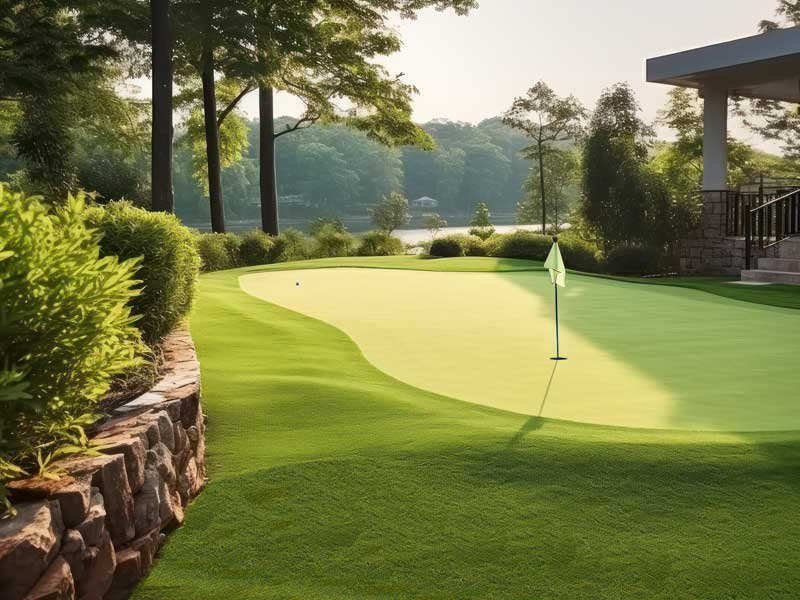 outdoor putting green