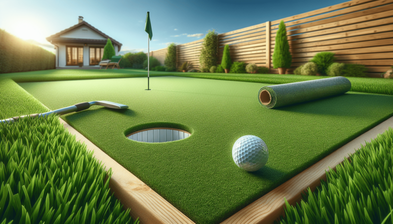 outdoor putting green