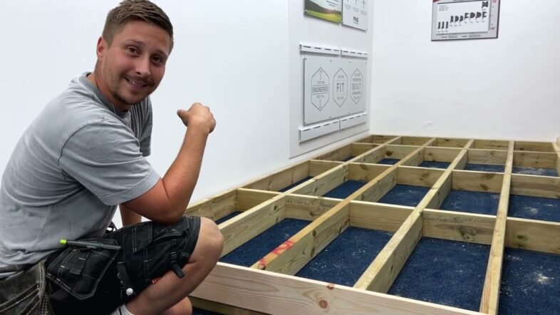 Indoor Putting Green Construction at my Academy.