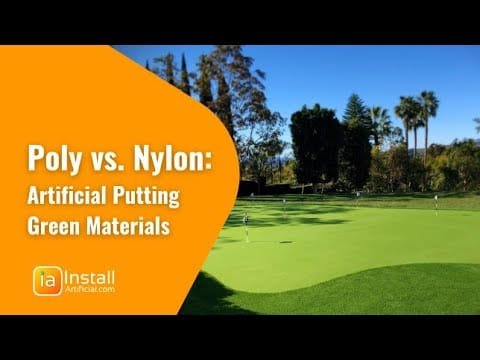 Poly vs. Nylon: Artificial Putting Green Materials